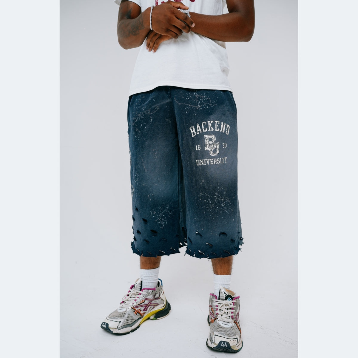 26’ FALL SEMESTER 3/4 SHORTS (NAVY)