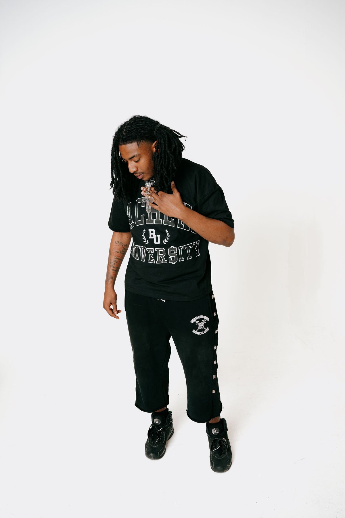 BACKEND UNIVERSITY ACCEPTANCE TEE (BLACK)