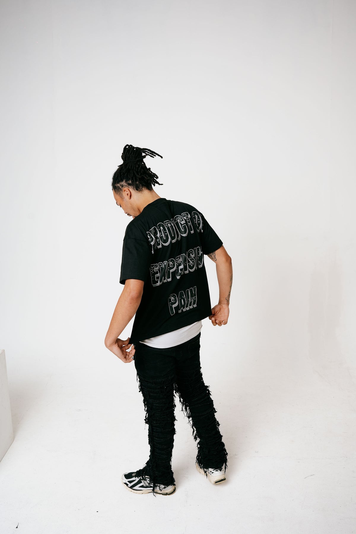 BACKEND UNIVERSITY ACCEPTANCE TEE (BLACK)