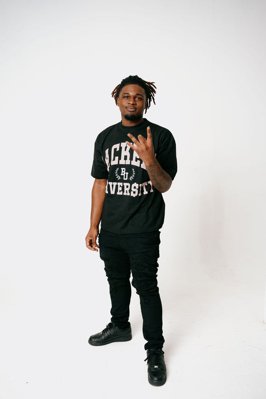 BACKEND UNIVERSITY ACCEPTANCE TEE (PINK)